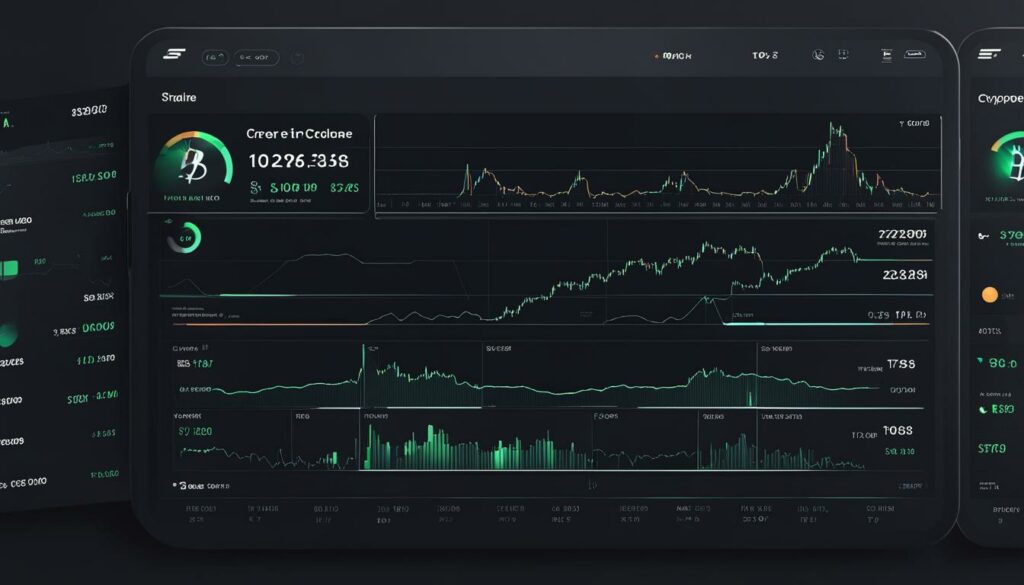 cryptocurrency trading app interface