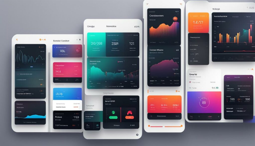 investment app interface